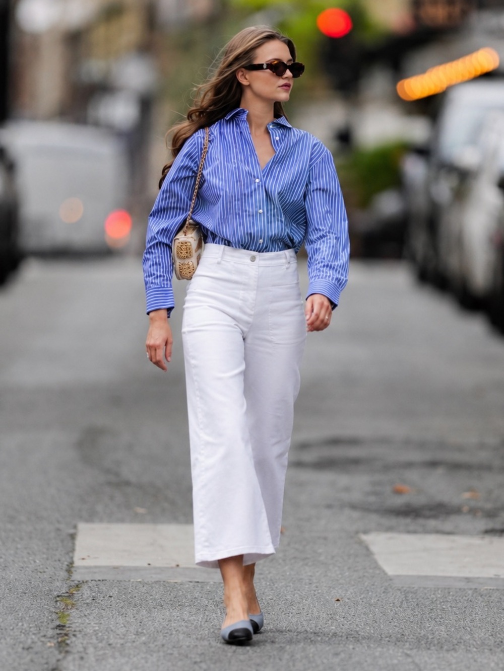 MADEWELL JEANS THE PERFECT VINTAGE WIDE-LEG CROP JEAN - WOMENS 32 WHITE